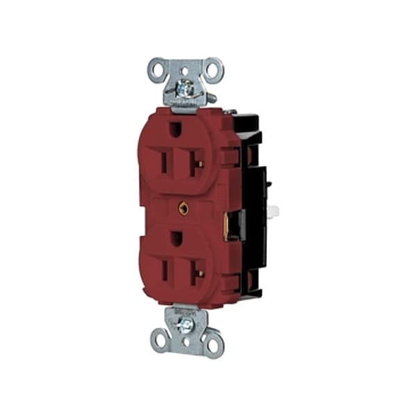 Hubbell Receptacle, 1 hp, 125V AC, NEMA 5-20R - 5362STR
