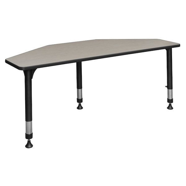 Regency Classroom Desk Desks > School Desks > I-Promise Desks, 24 D X 23-34 H, 60 W X Wood|Metal, Maple - IP2SD6024PL