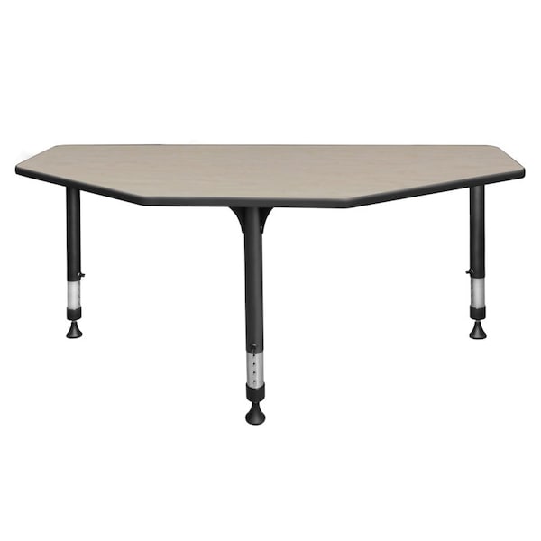 Regency Classroom Desk Desks > School Desks > I-Promise Desks, 24 D X 23-34 H, 60 W X Wood|Metal, Maple - IP2SD6024PL