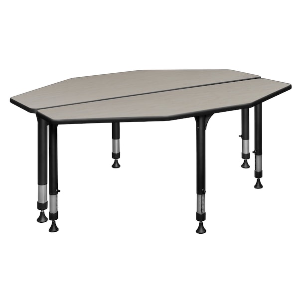 Regency Classroom Desk Desks > School Desks > I-Promise Desks, 24 D X 23-34 H, 60 W X Wood|Metal, Maple - IP2SD6024PL