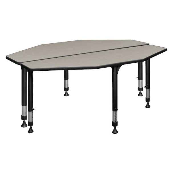 Regency Classroom Desk Desks > School Desks > I-Promise Desks, 24 D X 23-34 H, 60 W X Wood|Metal, Maple - IP2SD6024PL