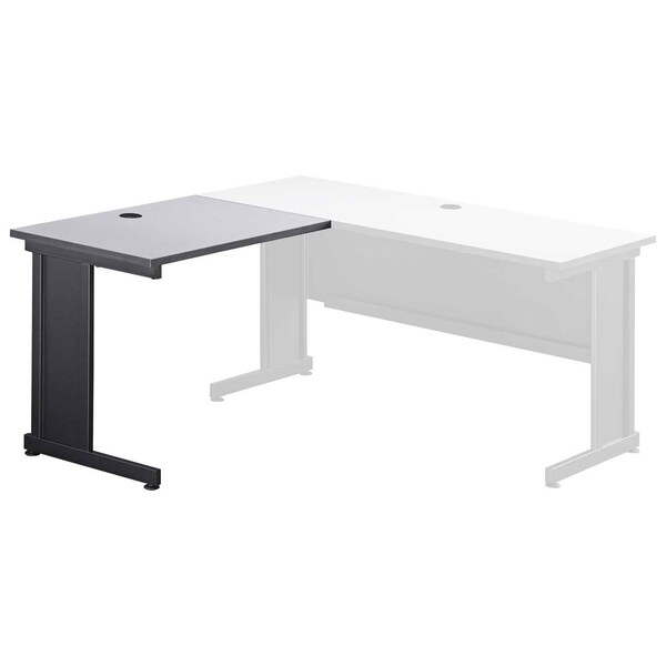 Global Industrial Furniture 24 D X 30 in H, 36 in W X Laminate Top With Steel Frame, Gray - 248917GY