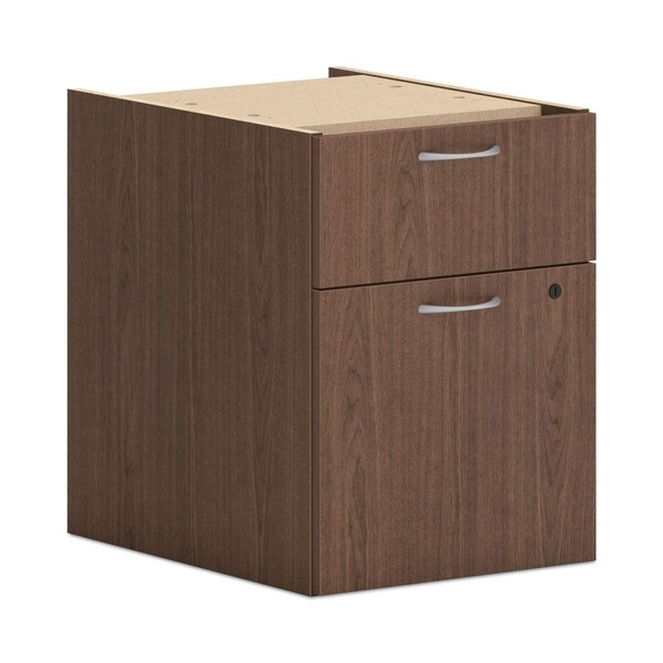 Seatsolutions 15 x 20 x 20 in. Hanging Mod Support Pedestal Desks, Sepia Walnut - SE3205620