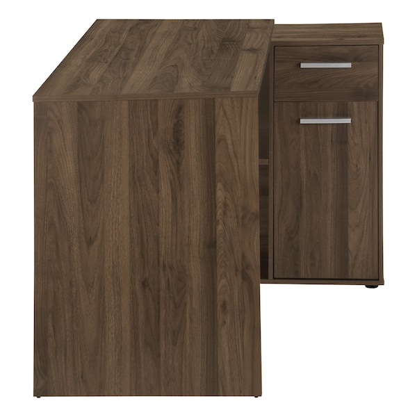 Monarch Specialties Computer Desk, Home Office, Corner, Storage Drawers, 46 in.L, L Shape, Work, Laptop, Walnut Laminate - I 7348