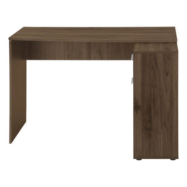 Monarch Specialties Computer Desk, Home Office, Corner, Storage Drawers, 46 in.L, L Shape, Work, Laptop, Walnut Laminate - I 7348