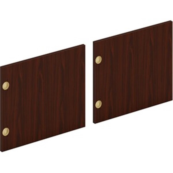 Seatsolutions 72 in. Mod Laminate Doors, Mahogany - Set of 2 - SE1872230