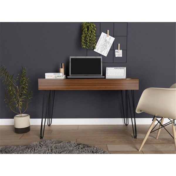 Depot E-Shop 120 in. Arizona Drawer Desk, Mahogany - DE-ELG5971