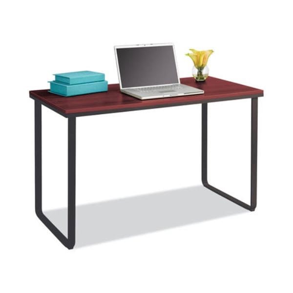 Betterbeds Steel Desk, 47.25 x 24 x 28.75 in. - Cherry & Black - BE3767669