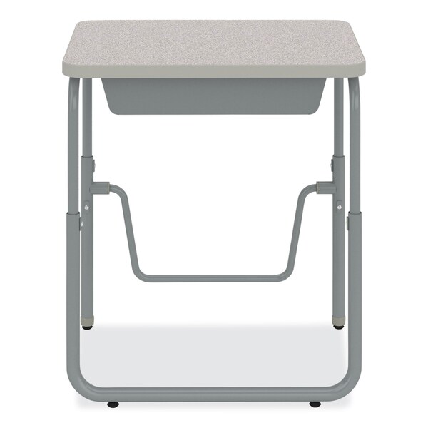 Safco Desks, 19.75" D X 22"; 30" H, 27.75" W X Pebble Gray - 1222GR