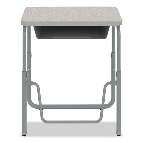 Safco Desks, 19.75" D X 22"; 30" H, 27.75" W X Pebble Gray - 1222GR