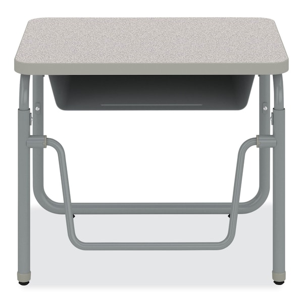 Safco Desks, 19.75" D X 22"; 30" H, 27.75" W X Pebble Gray - 1222GR