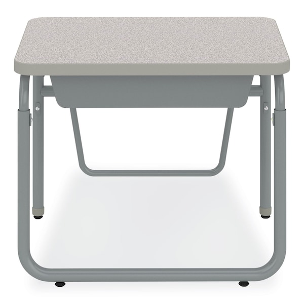 Safco Desks, 19.75" D X 22"; 30" H, 27.75" W X Pebble Gray - 1222GR