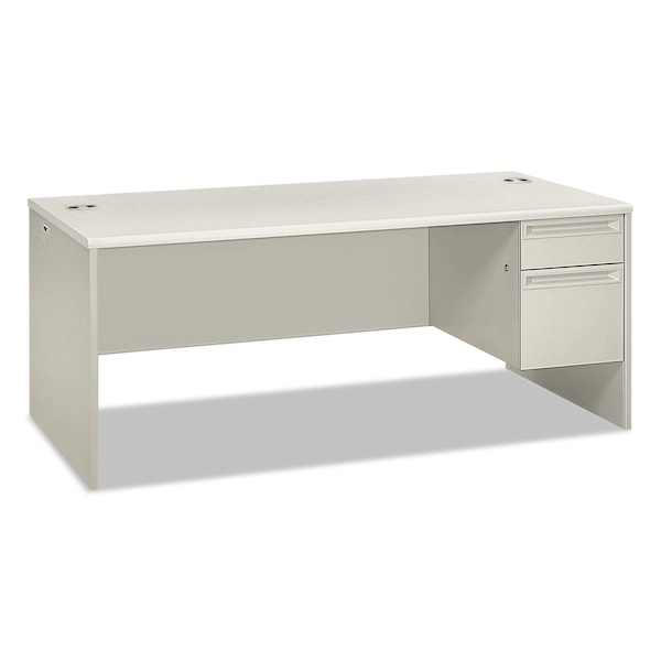 Hon Pedestal Desk Single Pedestal Desk, 72" Wide, Right, 36 in D X 30" H, 72" W X Honeycomb-Core Steel - H38293R.B9.Q