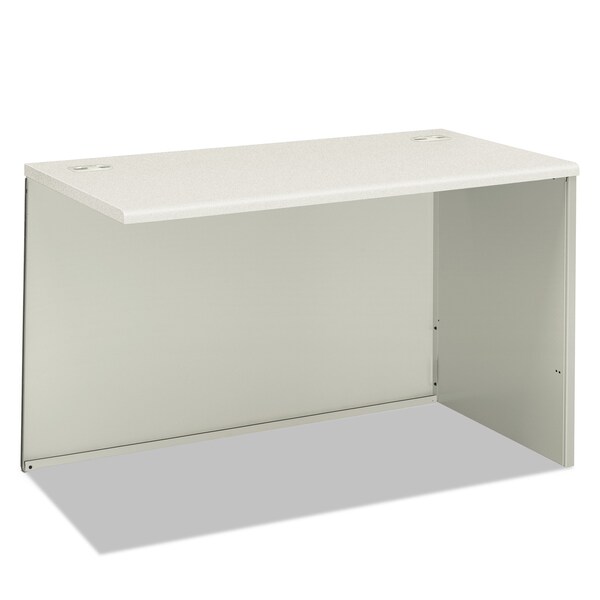 Hon Return Shell Returns, 24 in D X 29.5" H, 48" W X Steel, Silver Mesh/Light Gray - H38943R.B9.Q