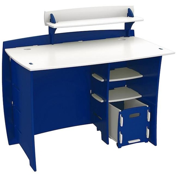 Legare Furniture Legare Furniture LEGE-MPBC-209 Kids Complete Desk System Set - Blue - LEGE-MPBC-209