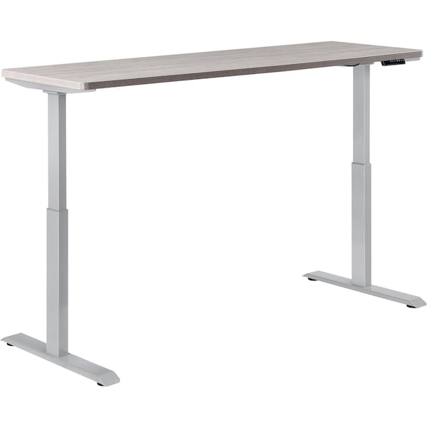 Interion By Global Industrial Sit Stand Desk, 30 in D X 28 to 46 in H, 72 in W X - 695781GYGY