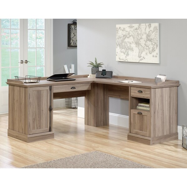 Sauder 68.9 in D X 31.85 in H, 68.9 in W X Engineered wood - 418270