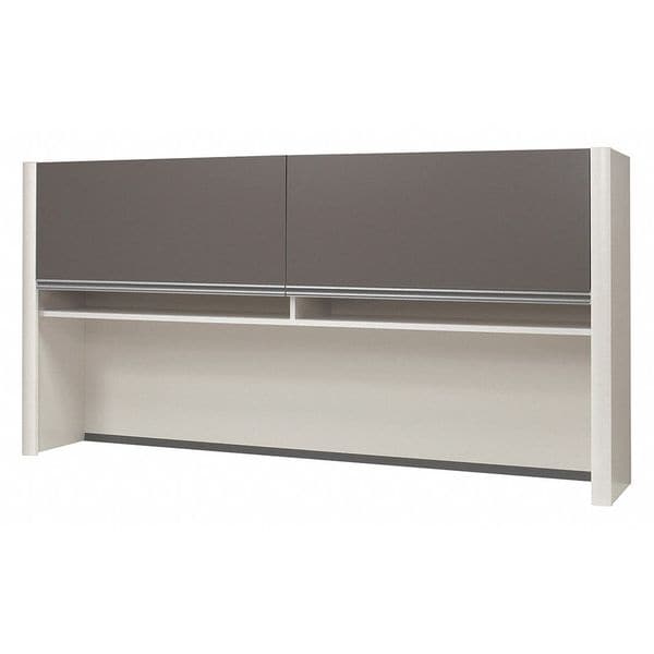 Connexion Credenza Hutch, Slate/Sandstone, 13.4" D X 35-1/2" H, 70.6" W X Slate/Sandstone - 93510-1159