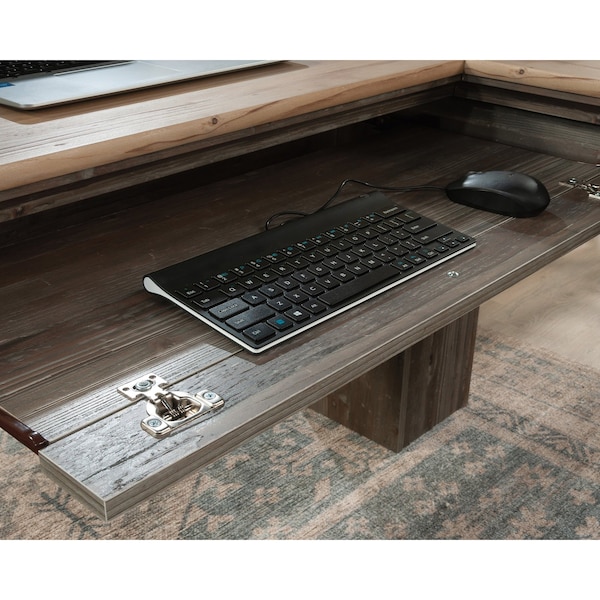 Sauder 65.2 in D X 30 in H, 65.12 in W X Engineered wood, Metal - 434928