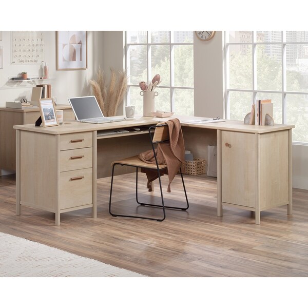 Sauder 23.5 in D X 29.76 in H, 94.13 in W X Engineered wood - 429368