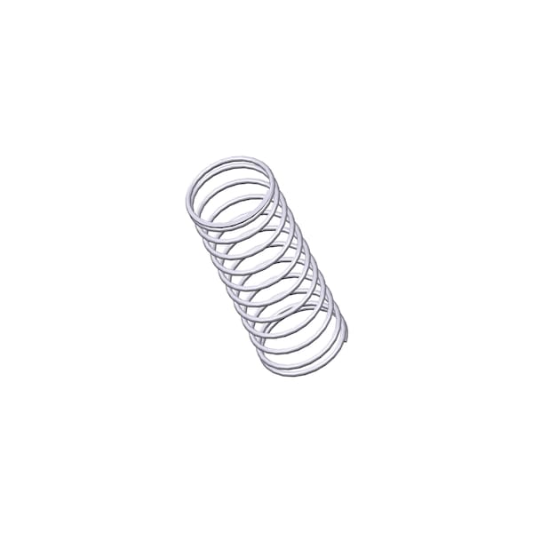 Approved Vendor Compression Spring, O=1.437, L= 3.75, W= .086 R - G409969905