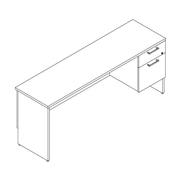 Groupe Lacasse Credenza, B/F, 72inWx20inDx29inH, Hard Rock Maple - LAS31NFS2072FE