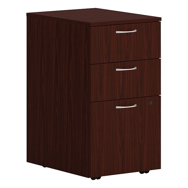 Hon Desk Pedestal, 20 in D X 28 in H, 15 in W X Laminate, Mahogany - HLPLPMBBF.LTM1