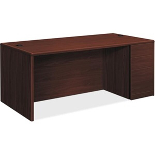 Juki Furniture 66 x 30 x 29.5 in. 10700 Series Mahogany Laminate Desking Pedestal - JU3186793