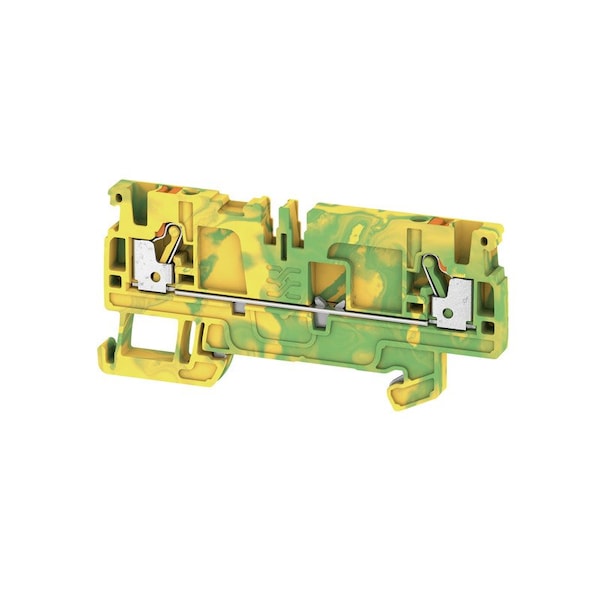Weidmuller Terminal Block Clamp 2 Poles 24A 2.5Mm   Green / - 1989890000