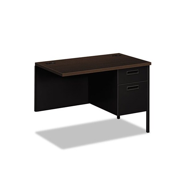 Hon HON, Metro Classic Series Workstation Return, Right, 42w X 24d, Mocha/black - P3235RMOP