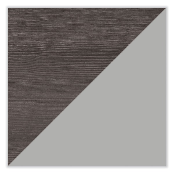 Hirsh Industries Desks, 24" D X 28.75" H, 60" W X Charcoal Woodgrain/Gray - HSD6030CM