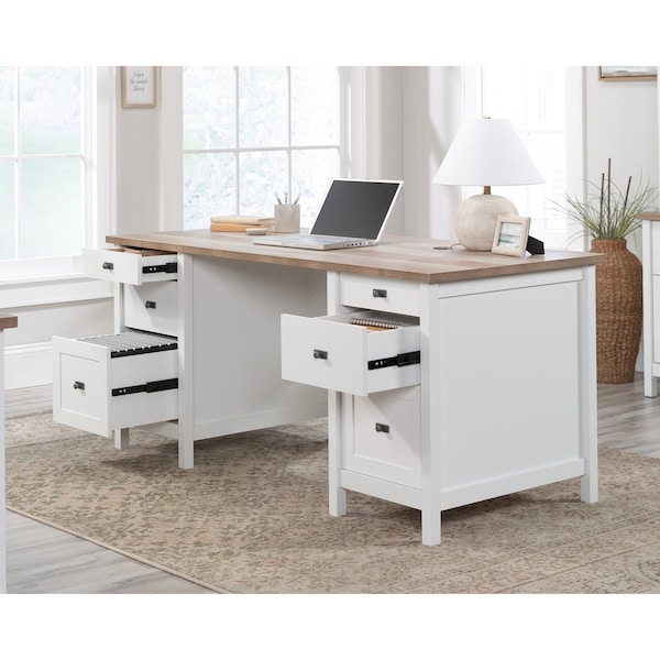Sauder 29.53 in D X 29.76 in H, 65.12 in W X Engineered wood - 430227