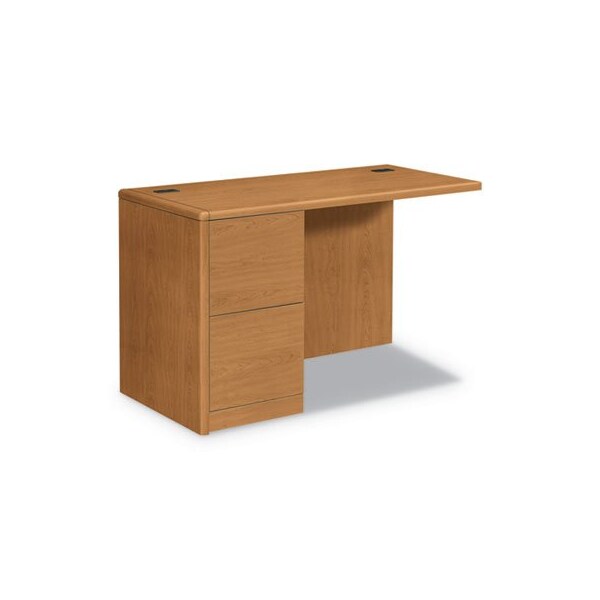 Hon HON, 10700 SERIES FULL LEFT PEDESTAL RETURN, 48W X 24D X 29 1/2H, HARVEST - 10712LCC