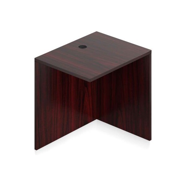 Gec Offices To Go Return Desk - 30"W x 24"D x 29-1/2"H - Mahogany - SL3024R-AML