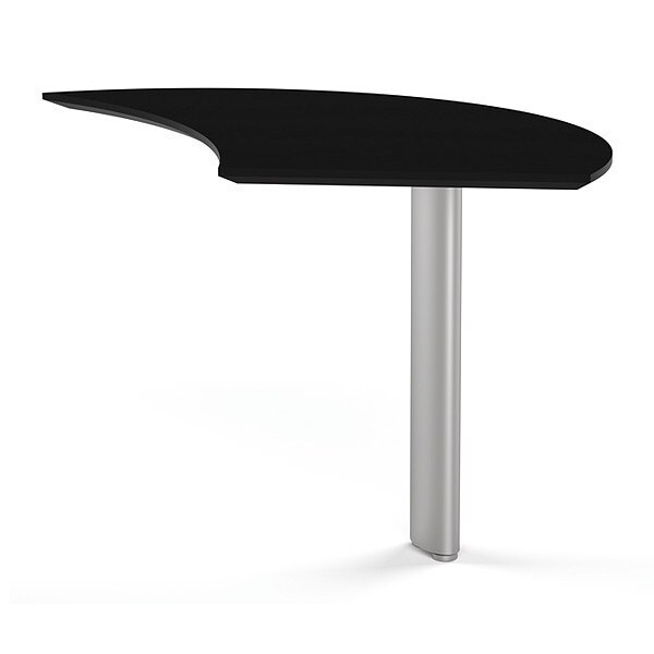 Mayline Curved Desk Medina Curved Desk Extension, Mocha, 47" Wx28" D, 28" D X 29-1/2" H, 47" W X - MNEXTRLDC