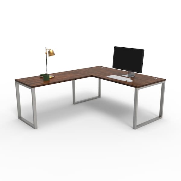 We'Re It Connect It L-Shaped Desk, 77 in D X 30 in H, 60 in W X Thermally Fused Laminate - DI60304824L1BBF-BS-WNB