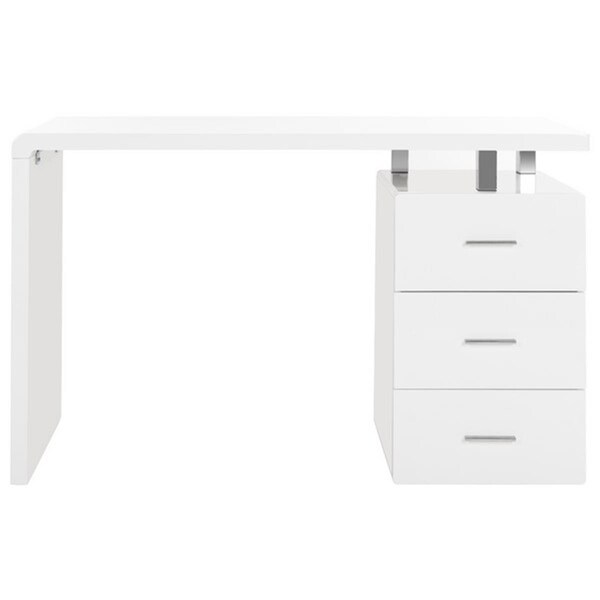 Safavieh 29.5 x 47.2 x 21.7 in. Orrin 3 Drawer Desk, White - FOX2235A