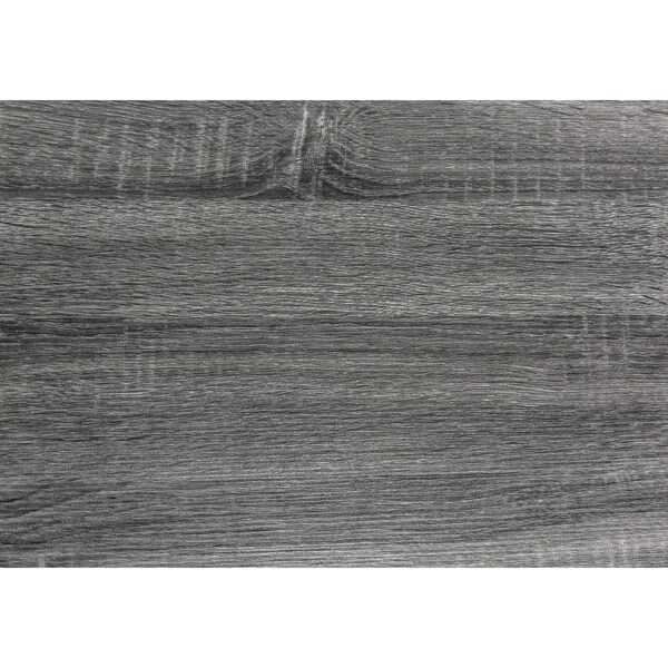 Homeroots 30 in. Grey & Black Particle BoardLaminate & MDF Computer Desk - 333466