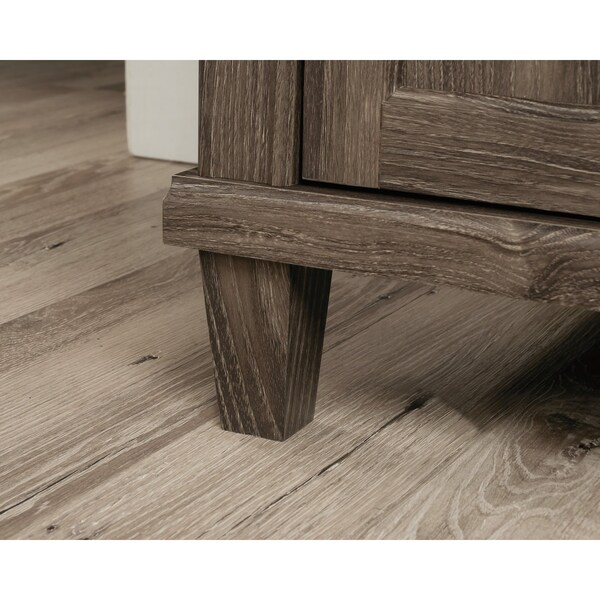 Sauder Computer Desk, 23.39 in D X 30 in H, 59.06 in W X Solid wood, Engineered wood - 430786