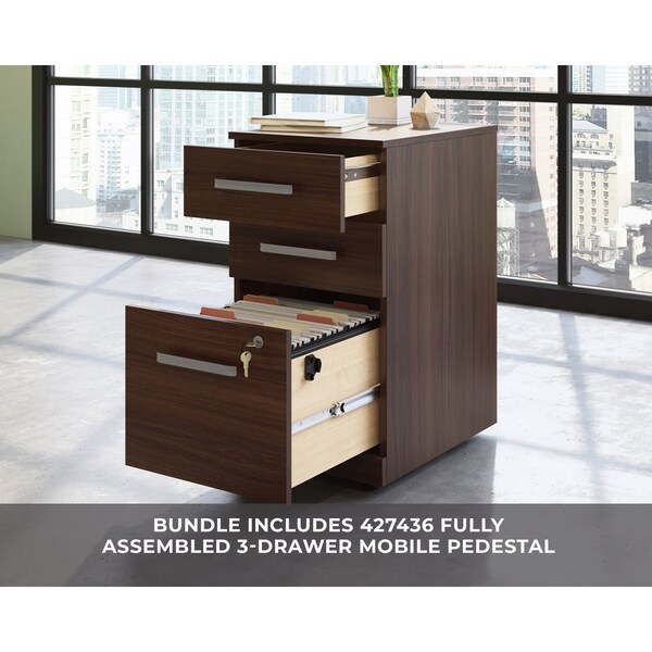 Officeworks By Sauder Affirm 72 X 24 Shl 3 Drw Ped Ste Ne A2 - 431495