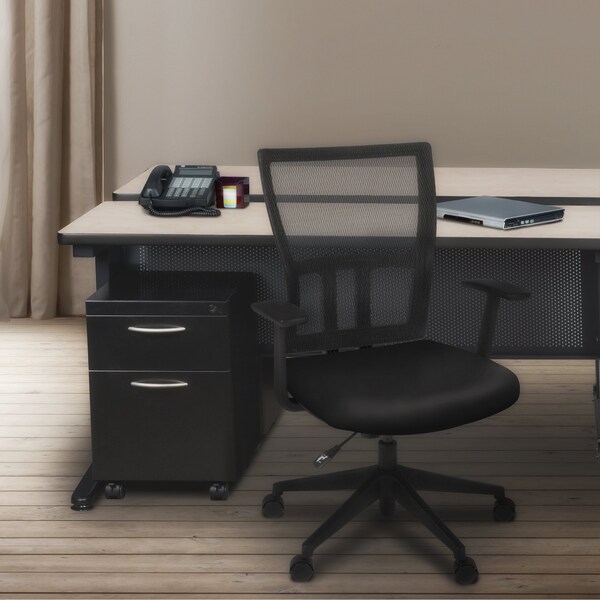Fusion Benching Station Desks > Benching > Fusion Benching Systems, 58 D X 29 H, 72 W X Wood|Metal, Maple - MFB7258PL