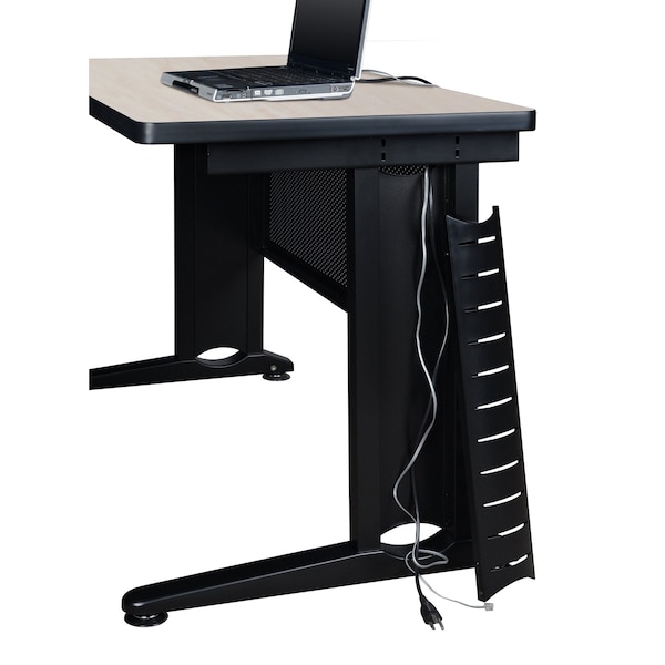 Fusion Benching Station Desks > Benching > Fusion Benching Systems, 58 D X 29 H, 72 W X Wood|Metal, Maple - MFB7258PL