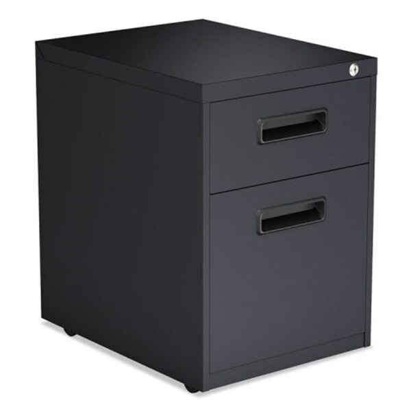 Finefabrics ALE Two-Drawer Metal Pedestal FileCharcoal - FI288360