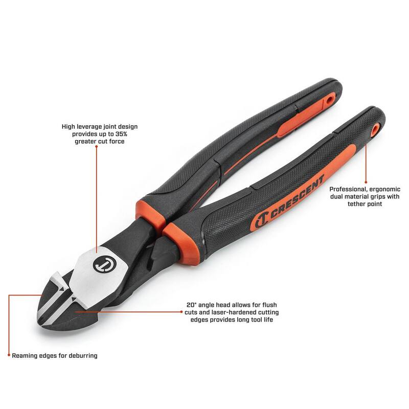Crescent Adjustable Wrench and Z2 Mixed Plier Set (7-Piece) - A2610CVSZ2SET5CB