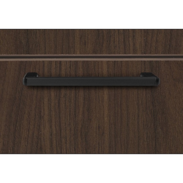 Regency Legacy 60 x 77'' L Desk with Single Pedestal Drawer Unit, Neo Walnut - LLDSP603047NW