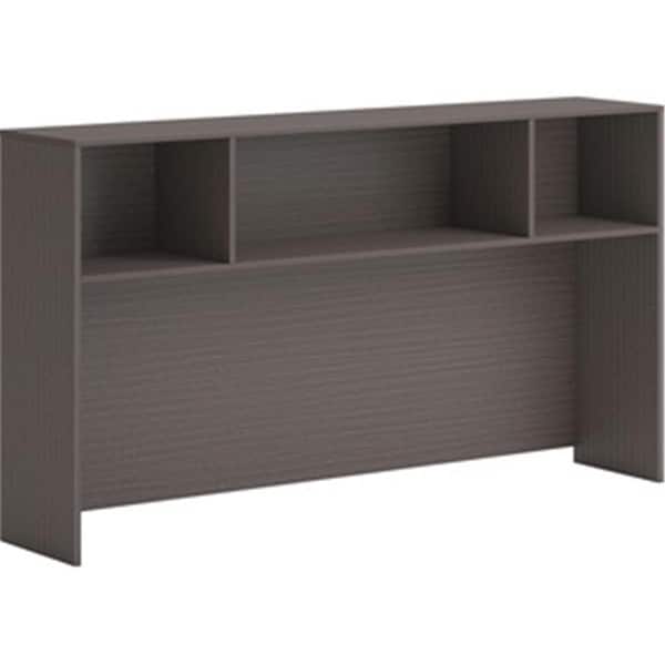Seatsolutions 72 in. Desk Hutch with No Doors, Slate Teak - SE3199946