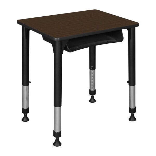 Regency Adjustable Height Classroom School Desk W/ Book Storage, 26 in W X Metal, Plastic, Laminate - RSDBX18526NW