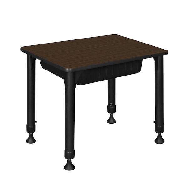Regency Adjustable Height Classroom School Desk W/ Book Storage, 26 in W X Metal, Plastic, Laminate - RSDBX18526NW