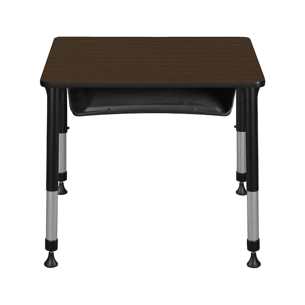 Regency Adjustable Height Classroom School Desk W/ Book Storage, 26 in W X Metal, Plastic, Laminate - RSDBX18526NW