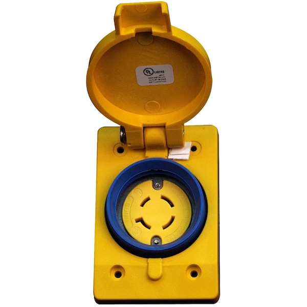 Ericson Single Flip Lid Female Rcptcl W/Fs Cvrpl - 2920-FS22